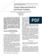 Bio-Medical Image Enhancement Based On Spatial Domain Technique