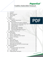 PaperCut MF - Toshiba Embedded Manual PDF