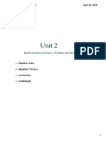 Unit 2: Earth and Space Science: Weather Dynamics