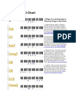 Piano Chord Chart