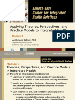 Applying Theories, Perspectives, and Practice Models To Integrated Health