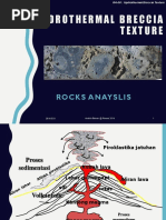 Hydrothermal Breccia Texture.