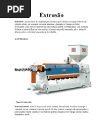 03 - Processo de Extrusão