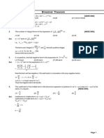 Binomial Theorem