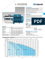 Calpeda MXHL Stainless Steel Horizontal Multistage Pump