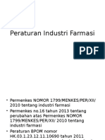 Peraturan Industri Farmasi