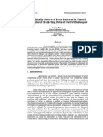 Graphically Observed Price Patterns in Phase-I Agricultural Marketing Data of District Sultanpur