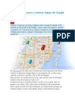 Códigos para Crear y Mostrar Mapas de Google Maps