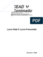 Contabilidade - Lucro Real X Lucro Presumido