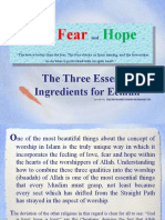 Love Fear and Hope