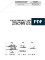 PR-LABCLIN-004 Procedimiento Toma de Muestras Ed. 3