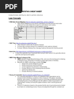 GREEN Belt Statistics Cheat Sheet