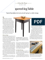 Icdt Tapered-Leg Table Plans With Dimensions