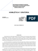 Tarea de Oratoria.