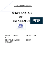 Swot Analsis On Tata