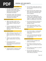 2010 Dos and Donts in Saudi Arabia