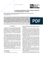 An Optimization-Based Computational Method For Surface Fitting To Update The Geometric Information of An Existing B-Rep CAD Model