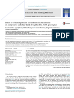 Effects of Sodium Hydroxide and Sodium Silicate Solutions On Compressive and Shear Bond Strength of FA-GBFS Geopolymer PDF