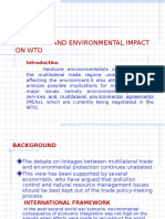 Economic and Environmental Impact On Wto