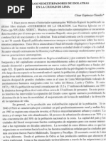 Kapsoli y Los Neoxtirpadores de Idolatrias en La Ciudad de Lima Por Cesar Espínoza Claudio