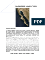 Investigación Sobre Baja California