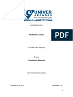 Filosofia de La Educación Ensayo