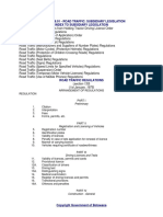 Ch69-01 Road Traffic Subsidiary Legislation