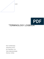 Terminology Logbook (Mathematics II)