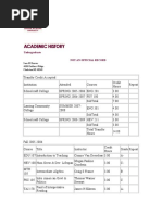 Undergraduate Not An Official Record: Sara M Hoover 4636 Oakhurst Ridge Clarkston MI 48348