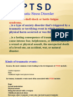 Post-Traumatic Stress Disorder: ... Once Called Shell Shock or Battle Fatigue Syndrome