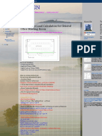 ACMV DESIGN: Sample Heat Load Calculation For General Office Meeting Room