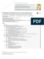 Determination of The Electronic and Structural Configuration of Coordination Compounds by Synchrotron-Radiation Techniques