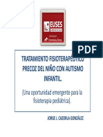 Tratamiento Fisioterapéutico Precoz Del Niño Con Autismo Infantil