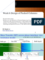 Design of Packed Columns For Absorption and Distillation Processes - Prelecture Slids