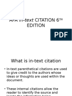 Apa Citation 6th Edition