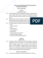 581 - REGLAMENTO DE PRACTICAS PRE-PROFESIONALES v2 IIND-2016 PDF