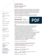 Design Engineer CV Template