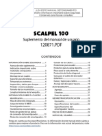 2008 Scalpel 100 Owners Manual Supplement Es