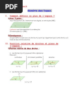 Geometrie Espace