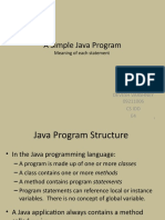 A Simple Java Program