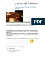 Tips y Consejos para Conseguir Fluidez en El Piano