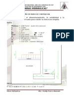 Diseño de Muro de Contención