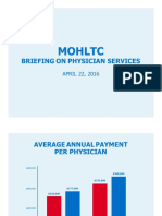 MOHLTC Briefing On Physician Services