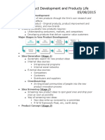 CH 8-New Product Development and Products Life Cycle Strategies