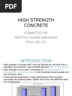 High Strength Concrete