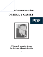 ORTEGA Y GASSET. El Tema de Nuestro Tiempo, Cap PDF