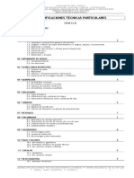 Pliego de Especificaciones Técnicas Particulares