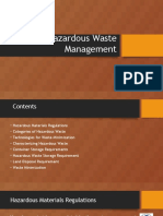 Hazardous Waste Management