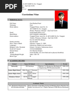 Curriculum Vitae: Soni Radinal Fuad