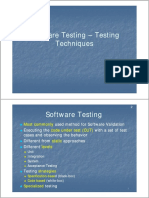 Software Testing Techniques